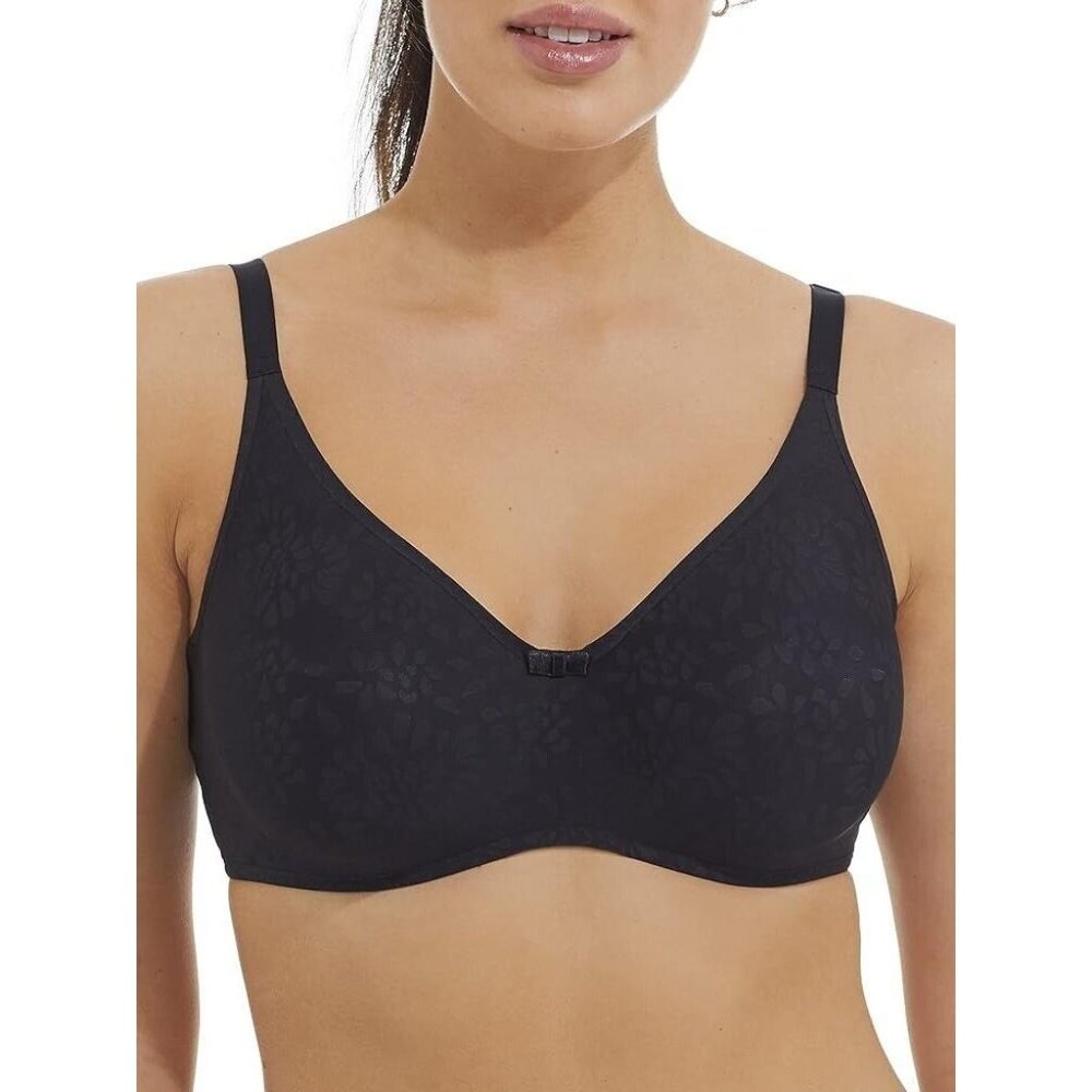 CHANTELLE Size 38DD Black Comfort Chic Molded Underwire Bra NEW